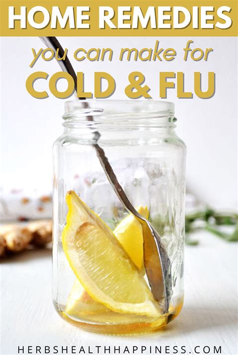 Best Natural Remedies For Colds And Flu Herbs Health And Happiness