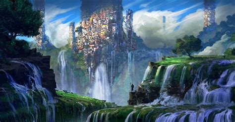 Fantasy Landscape 4k Ultra Hd Wallpaper Background Image 5000x2600