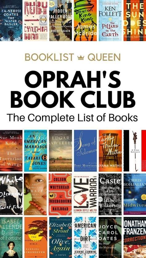 Oprah Winfrey Book Club List In 2023 Book Club List Oprahs Book Club