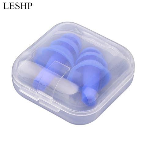 Leshp Soft Silicone Swimming Ear Plugs Diving Sound Noise Reduction