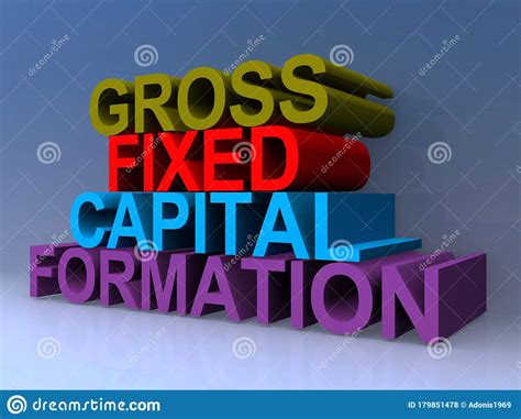 Plant, machinery, and equipment purchases; Gross Fixed Capital Formation Stock Illustration ...