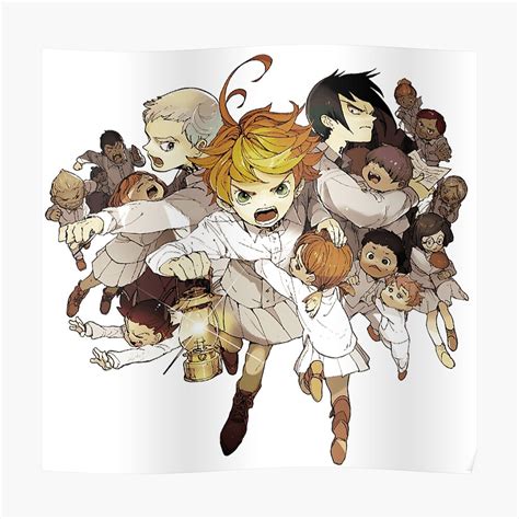 The Promised Neverland Poster By Katelin1 Redbubble