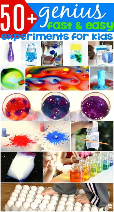 50 Easy And Fast Science Experiments For Kids Science