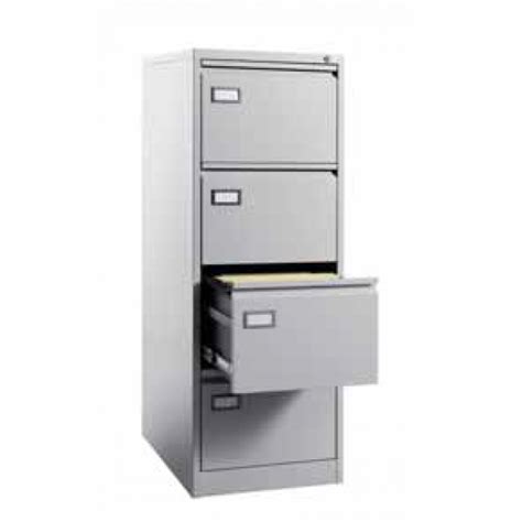 Light Grey Office Cabinet 4 Drawer Metal Filing Cabinet