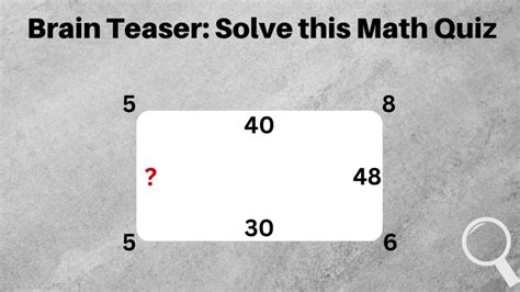 Brain Teaser Can You Solve This Simple Maths Quiz Fes Education