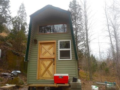Man Building Diy Off Grid Tiny Home For Less Than 2k Part 2