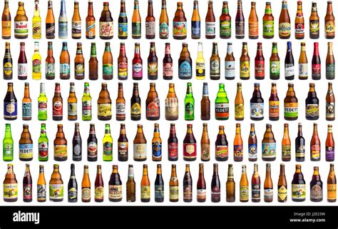 Collection Of International Beer Bottles From All Over The World