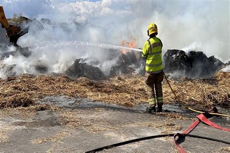 Firefighters Tackle Major Farm Blaze