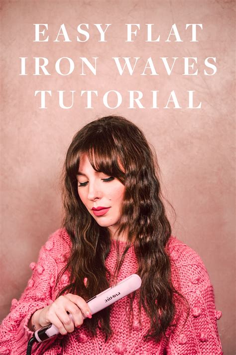 Easy Flat Iron Waves For Shiny Wavy Winter Hair With Eva Nyc And