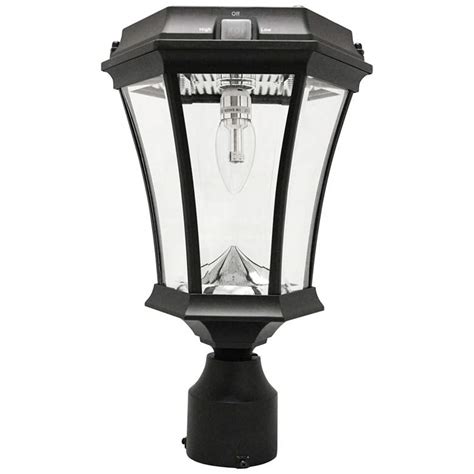 Victorian 15 High Black Solar Led Outdoor Post Light 63y54 Lamps Plus