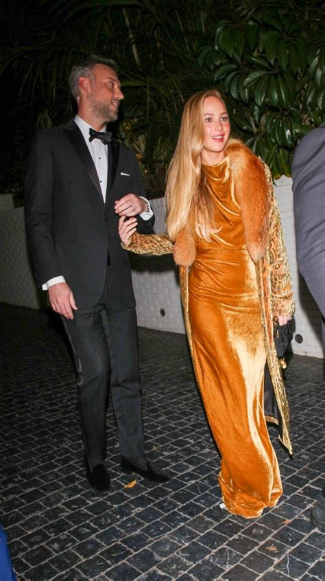 Jennifer Lawrences Golden Globes After Party Dress Was Sartorial Sunshine