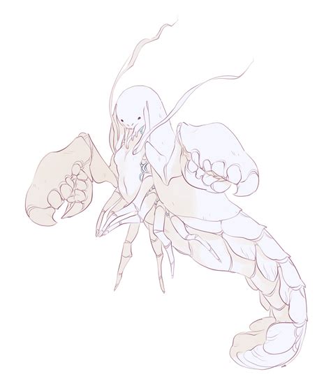 Theveryworstthing Lobster Maidena Mermay Leftover From Patreonlove Me Some Lobster