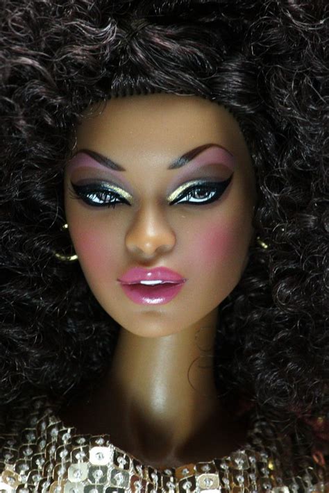 Pin By The Party Lady It Is Always A On My Doll Collection Beautiful Barbie Dolls Black