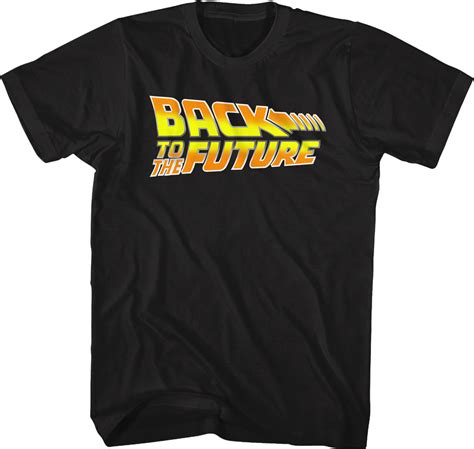 Movie Logo Back To The Future T Shirt Back To The Future Mens T Shirt