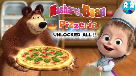 Masha And The Bear Pizzeria Game Pizza Maker Game Best Cooking App
