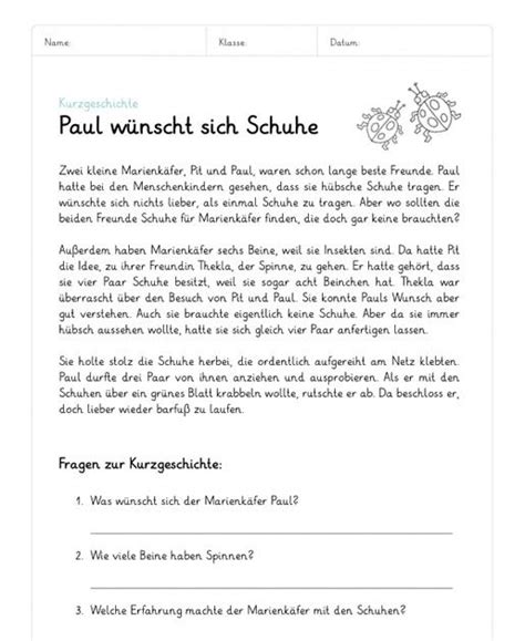 Lesen und verstehen für die 2. Lesetexte Zum Ausdrucken Klasse 7 / Neue Lesetexte Fur Die ...