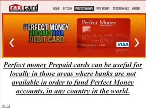Maybe you would like to learn more about one of these? How to Get Perfect money Debit card at your door Step, French - YouTube