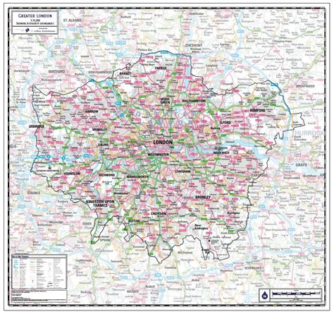London Postcode Map London Borough Map Map Logic 725