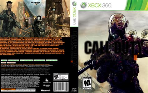 Call Of Duty Black Ops 2 Xbox 360 Box Art Cover By Alex