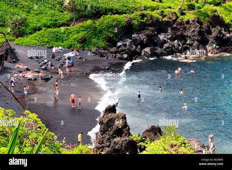 Waianapanapa State Park Maui Hawaii Usa Stock Photo Alamy