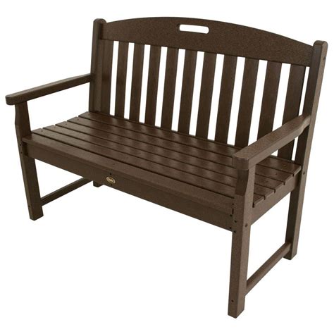 Benches can provide useful seating, tie together the look of the area and offer an inviting place to relax and enjoy some peace and. Trex Outdoor Furniture Yacht Club 48 in. Vintage Lantern ...
