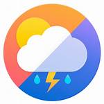 App Weather Widget Forecast Lazure Android Sign