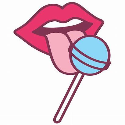 Lollipop Lick Vector Clipart