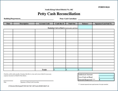 Whether you use an accounting software like quickbooks or an managing petty cash in quickbooks involves three steps. Sample Petty Cash Log | The Document Template