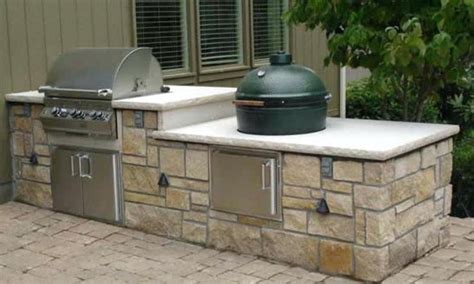 F rom the outdoor kitchen island kits to outdoor stone bar kits, the outdoor living kits are functional and unique additions to your outdoor entertaining area. Bbq Islands Home Depot Excellent Modular Outdoor Kitchen ...