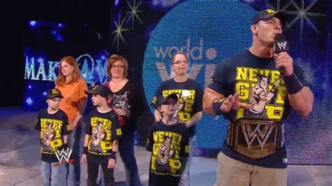 wwe gets it right with john cena make a wish segment on monday night raw cageside seats
