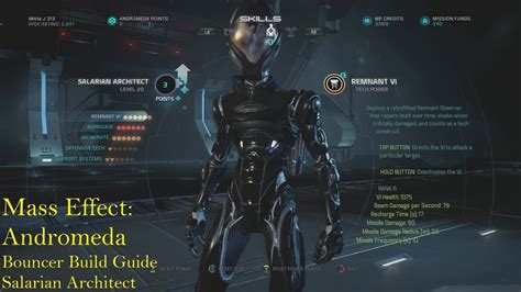 Bouncer Salarian Architect Gold Build Guide Mass Effect Andromeda