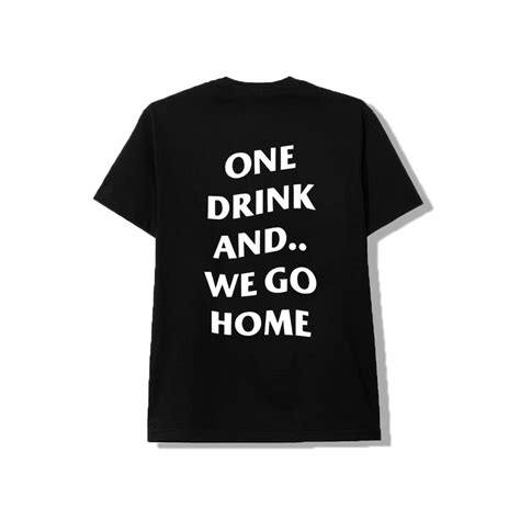 One Drink And We Go Home Odandwgh T Shirt Black Multi Brand Space ที่ Update เทรนด์แฟชั่น