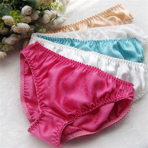 pure silk pattern panties women 100 mulberry silk sexy jacquard briefs l xl xxl free shipping