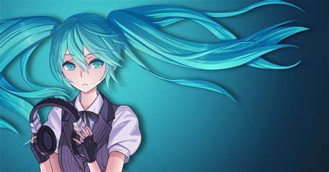 Hatsune Miku Vocaloid Anime 4k Hd Anime 4k Wallpapers Images Images
