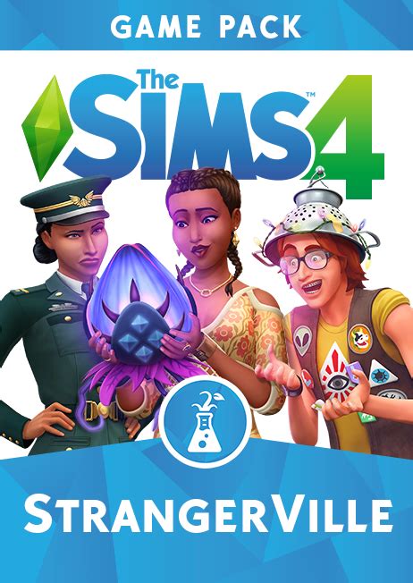 The Sims 4 Strangerville Official Logo Box Art Icon And Renders