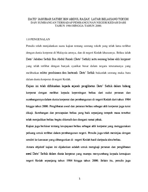 Majlis peperiksaan malaysia sijil tinggi persekolahan. Contoh Kerja Kursus Sejarah Stpm Tokoh