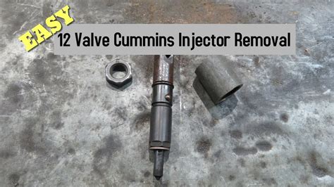 12 Valve Cummins Injector Removal No Special Tools Youtube