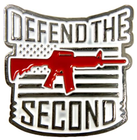 Defend The 2nd Lapel Pin Patriot Powered Products