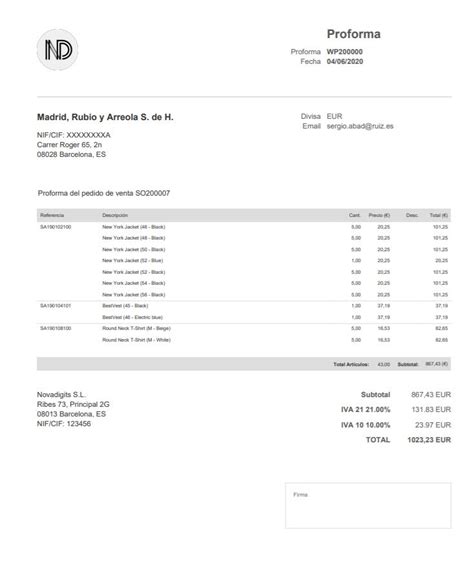 Factura Proforma Que Es Para Que Sirve Como Hacerla Facilmente Images