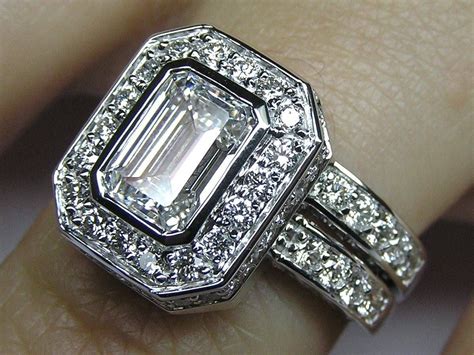 Emerald Cut Wedding Bands Memorable Wedding Planning For Traditional Scottish Engagement Rings 