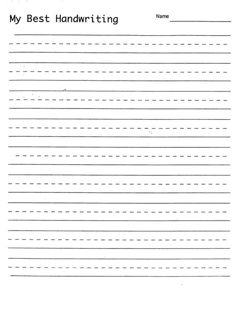 Handwriting Practice Sheet | Free handwriting worksheets, Writing