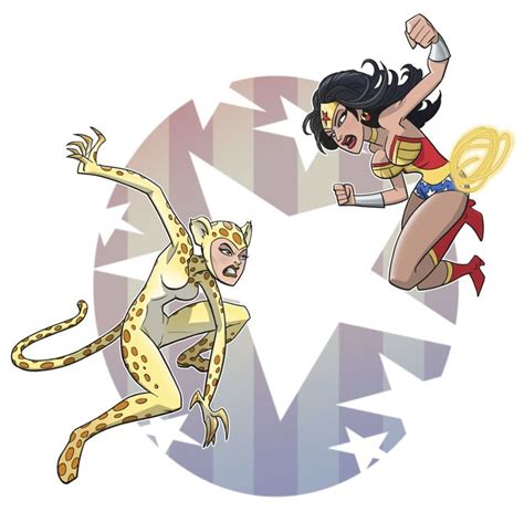 On Deviantart Wonder Woman Vs Cheetah