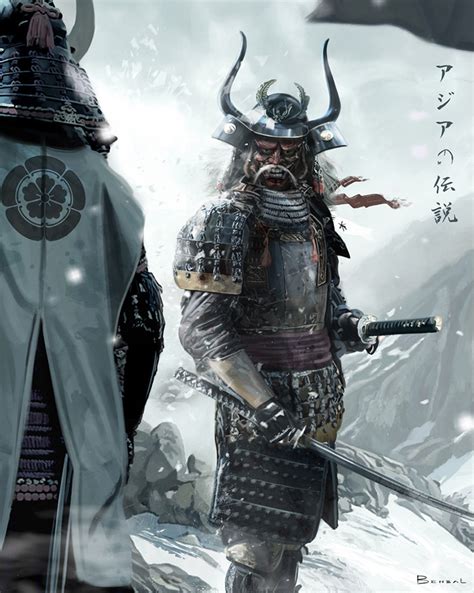 Samurai Illustrations Concept Paintings And Character Designs Medina