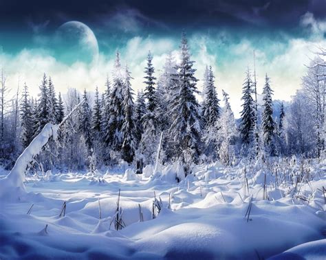 Free Winter Wonderland Desktop Wallpaper Wallpapersafari