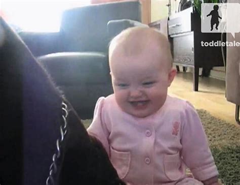 Baby Laughs Hysterically At Dog Video