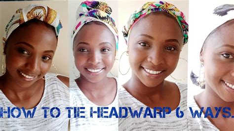 6 Ways To Tie Headwrapturbanquick And Easy Youtube
