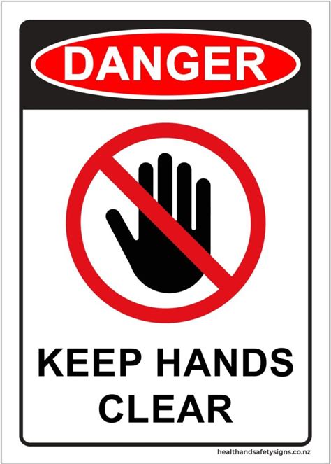 Danger And Warning Signs Health And Safety Signs