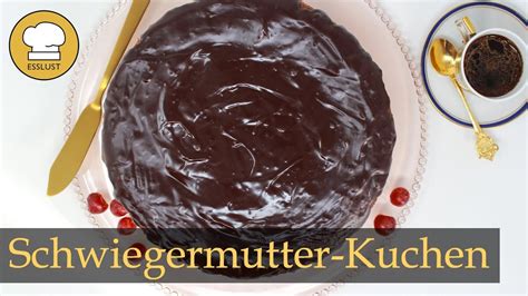 SCHWIEGERMUTTER-KUCHEN mit Schokolade und Kirschen -
