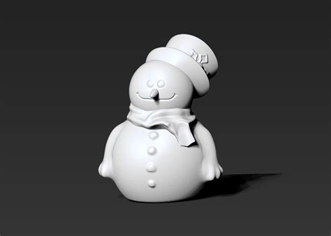 3d Printable Snowman