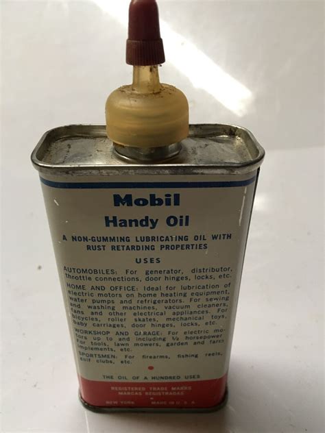 Mobil Socony Handy Oil Can Vintage Antique Etsy